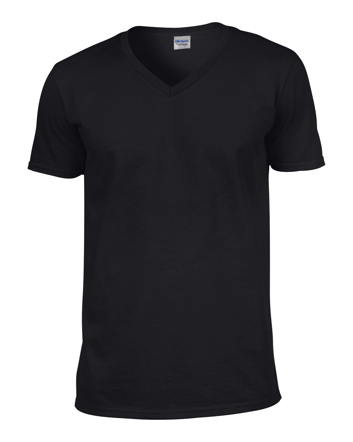 T-SHIRT SOFTSTYLE COLLO A V - GILDAN
