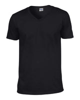 T-SHIRT SOFTSTYLE COLLO A V - GILDAN