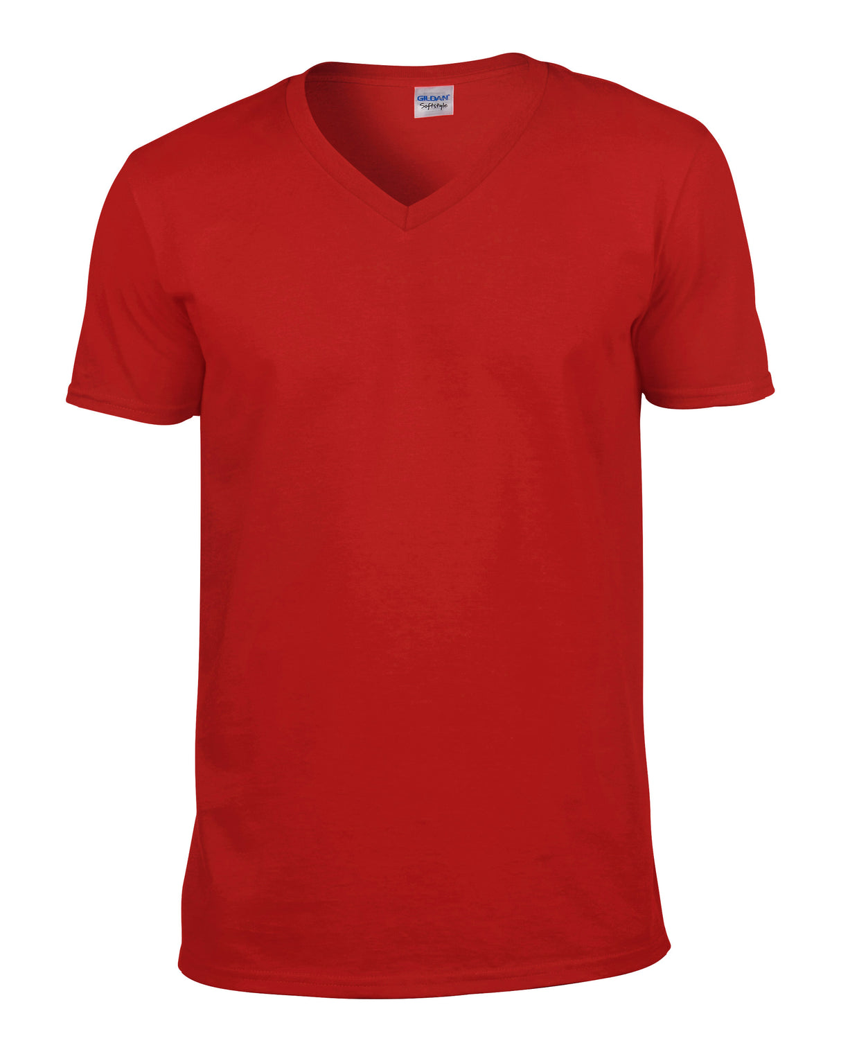 T-SHIRT SOFTSTYLE COLLO A V - GILDAN
