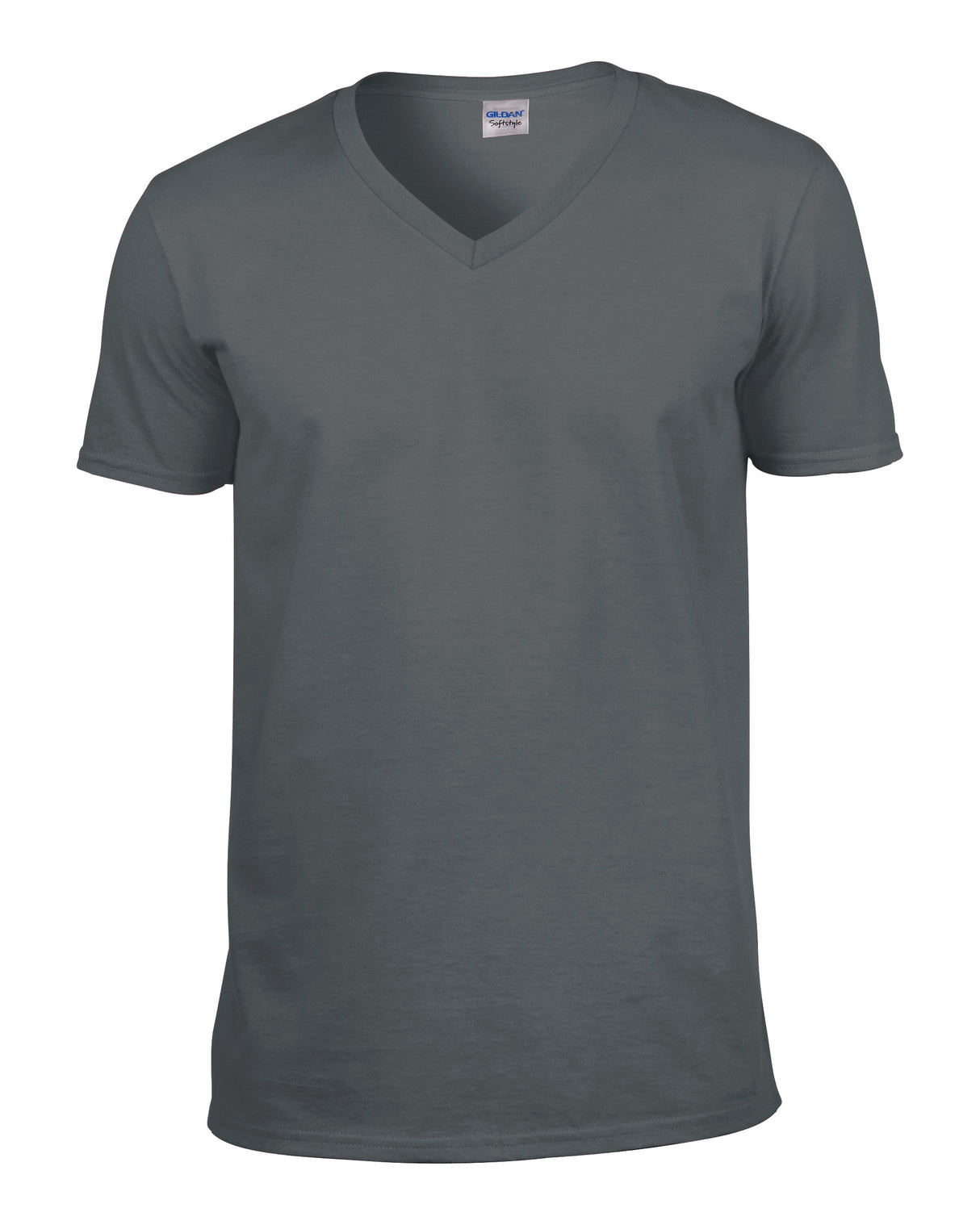 T-SHIRT SOFTSTYLE COLLO A V - GILDAN