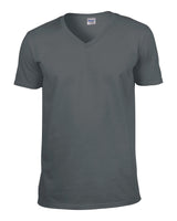 T-SHIRT SOFTSTYLE COLLO A V - GILDAN