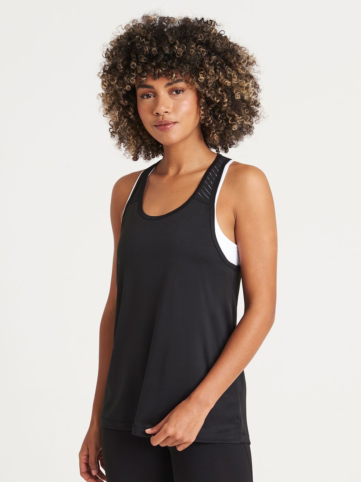 CANOTTA SPORTIVA GIRLIE COOL SMOOTH WORKOUT VEST - AWDIS JUST COOL fronte