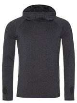 MAGLIA SPORTIVA MENS COOL COWL NECK TOP - AWDIS JUST COOLNero Melange Ardesia
