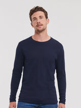 T-SHIRT PURE ORGANIC T UOMO MANICA LUNGA - RUSSELL EUROPE laterale