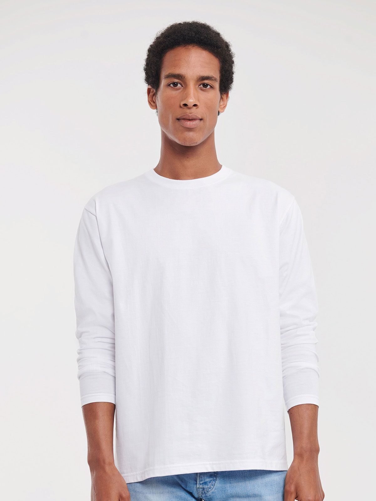 T-SHIRT AUTHENTIC CLASSICA MANICA LUNGA - RUSSELL EUROPE fronte
