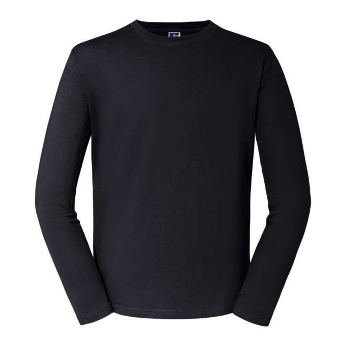 T-SHIRT AUTHENTIC CLASSICA MANICA LUNGA - RUSSELL EUROPENero