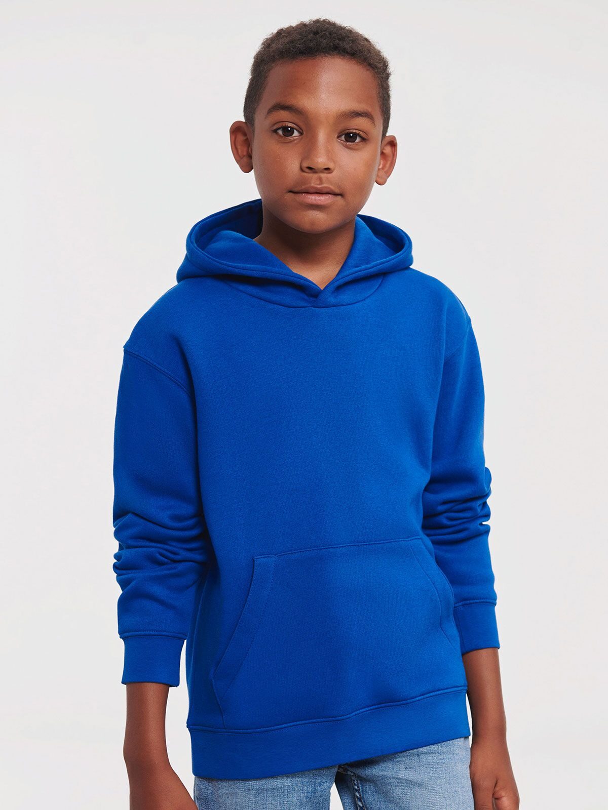 FELPA AUTHENTIC CON CAPPUCCIO BAMBINI - RUSSELL EUROPE fronte