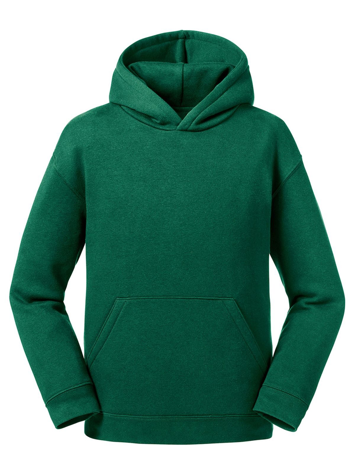 FELPA AUTHENTIC CON CAPPUCCIO BAMBINI - RUSSELL EUROPEVerde Bottiglia
