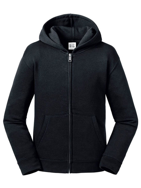 FELPA AUTHENTIC CON ZIP E CAPPUCCIO BAMBINI - RUSSELL EUROPENero