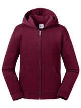 FELPA AUTHENTIC CON ZIP E CAPPUCCIO BAMBINI - RUSSELL EUROPEBordeaux