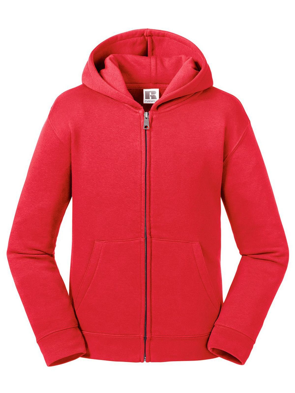 FELPA AUTHENTIC CON ZIP E CAPPUCCIO BAMBINI - RUSSELL EUROPERosso Classico