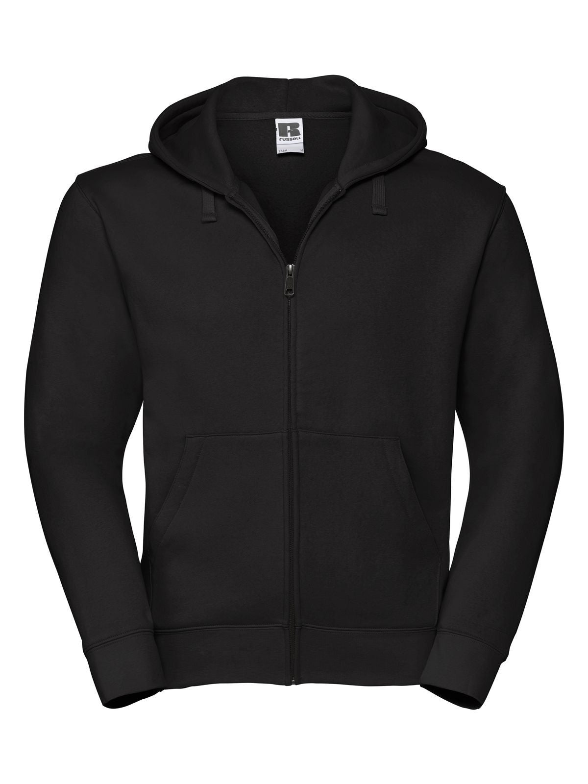 FELPA AUTHENTIC CON ZIP E CAPPUCCIO UOMO - RUSSELL EUROPENero