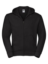 FELPA AUTHENTIC CON ZIP E CAPPUCCIO UOMO - RUSSELL EUROPENero