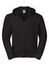 FELPA AUTHENTIC CON ZIP E CAPPUCCIO UOMO - RUSSELL EUROPENero