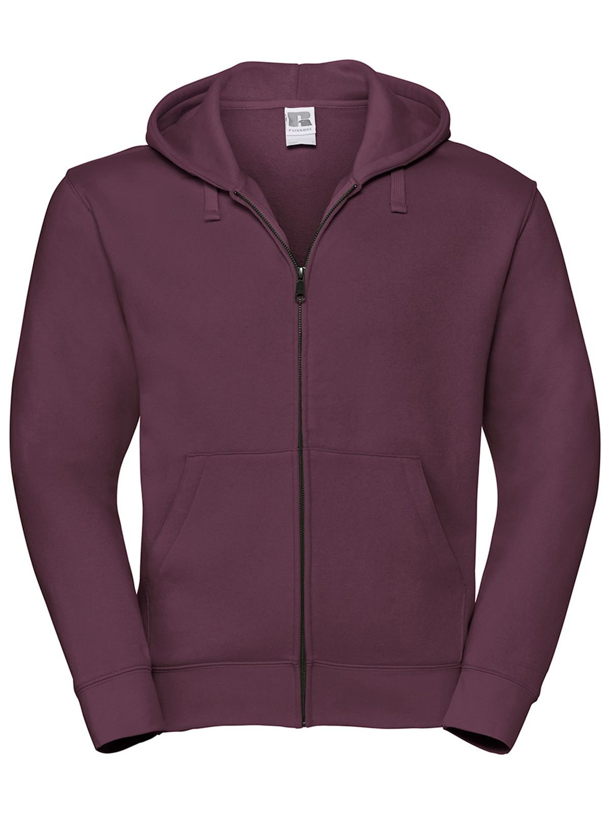 FELPA AUTHENTIC CON ZIP E CAPPUCCIO UOMO - RUSSELL EUROPEBordeaux