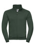 FELPA AUTHENTIC CON ZIP UOMO - RUSSELL EUROPEVerde Bottiglia
