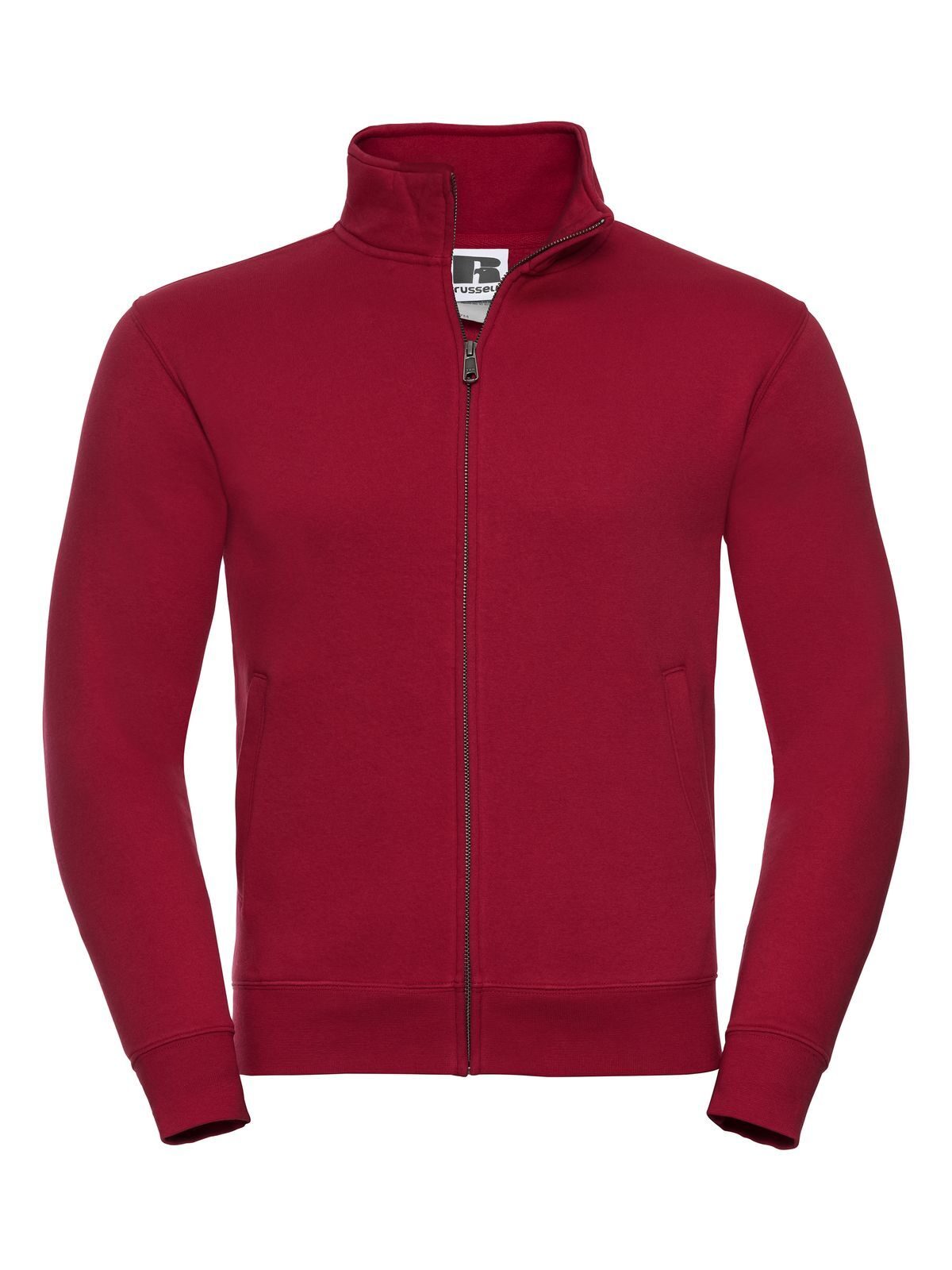 FELPA AUTHENTIC CON ZIP UOMO - RUSSELL EUROPERosso Classico