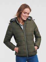 GIACCA CON CAPPUCCIO NANO DONNA - RUSSELL EUROPE laterale