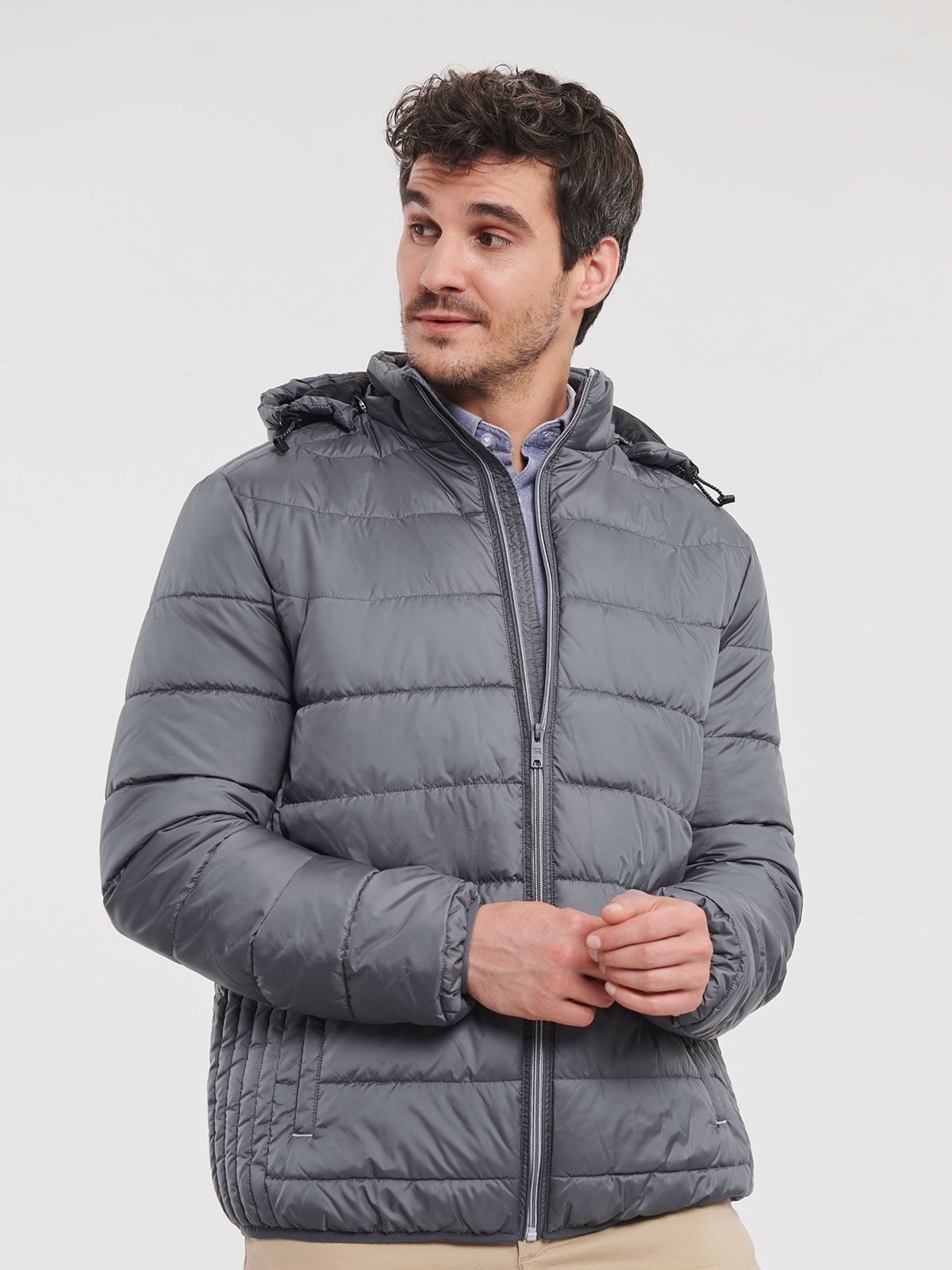 GIACCA CON CAPPUCCIO NANO UOMO - RUSSELL EUROPE fronte