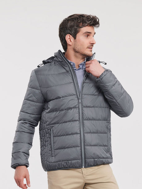 GIACCA CON CAPPUCCIO NANO UOMO - RUSSELL EUROPE laterale