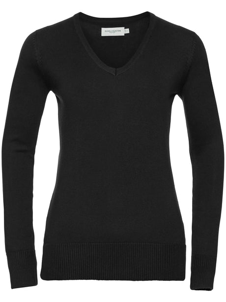 PULLOVER CON SCOLLO A V DONNA - RUSSELL EUROPENero