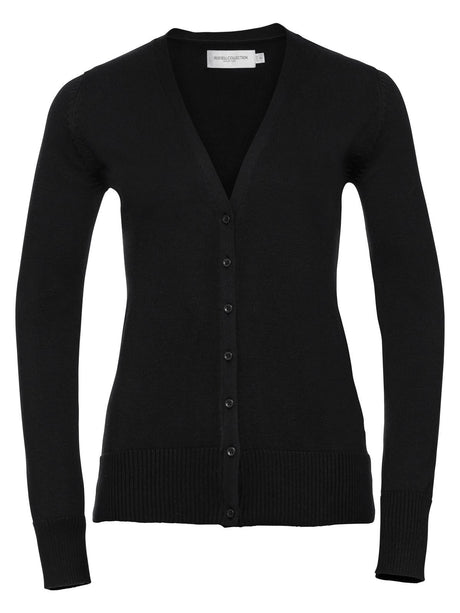 CARDIGAN CON SCOLLO A V DONNA - RUSSELL EUROPENero