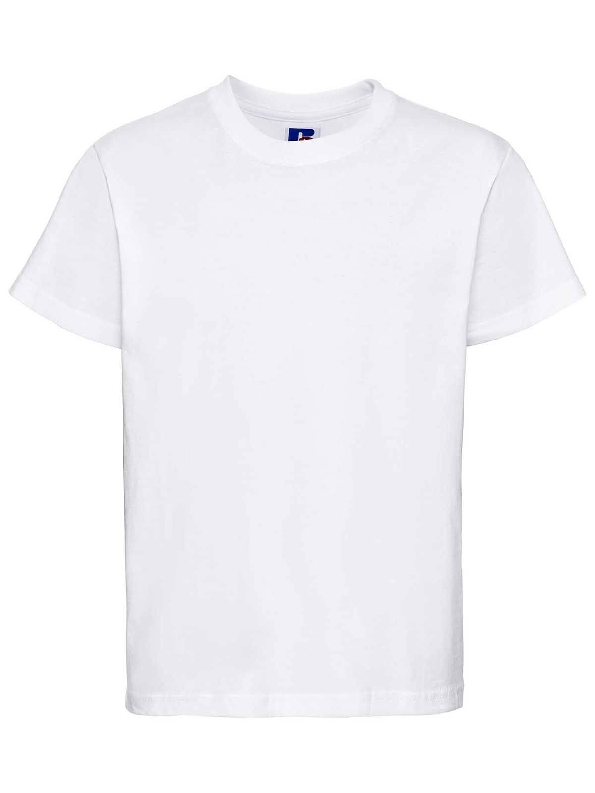 T-SHIRT AUTHENTIC CLASSICA BAMBINO - RUSSELL EUROPEBianco