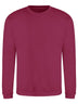 FELPA GIROCOLLO AWDIS SWEAT - AWDIS JUST HOODSMirtillo Rosso