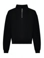 FELPA WOMEN’S CROPPED ½ ZIP SWEAT - AWDIS JUST HOODSNero Profondo