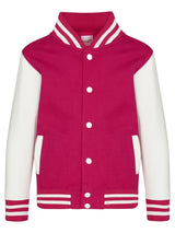 FELPA BASEBALL KIDS VARSITY JACKET - AWDIS JUST HOODS