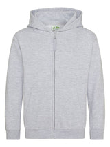FELPA CON CAPPUCCIO KIDS ZOODIE - AWDIS JUST HOODSGrigio Melange