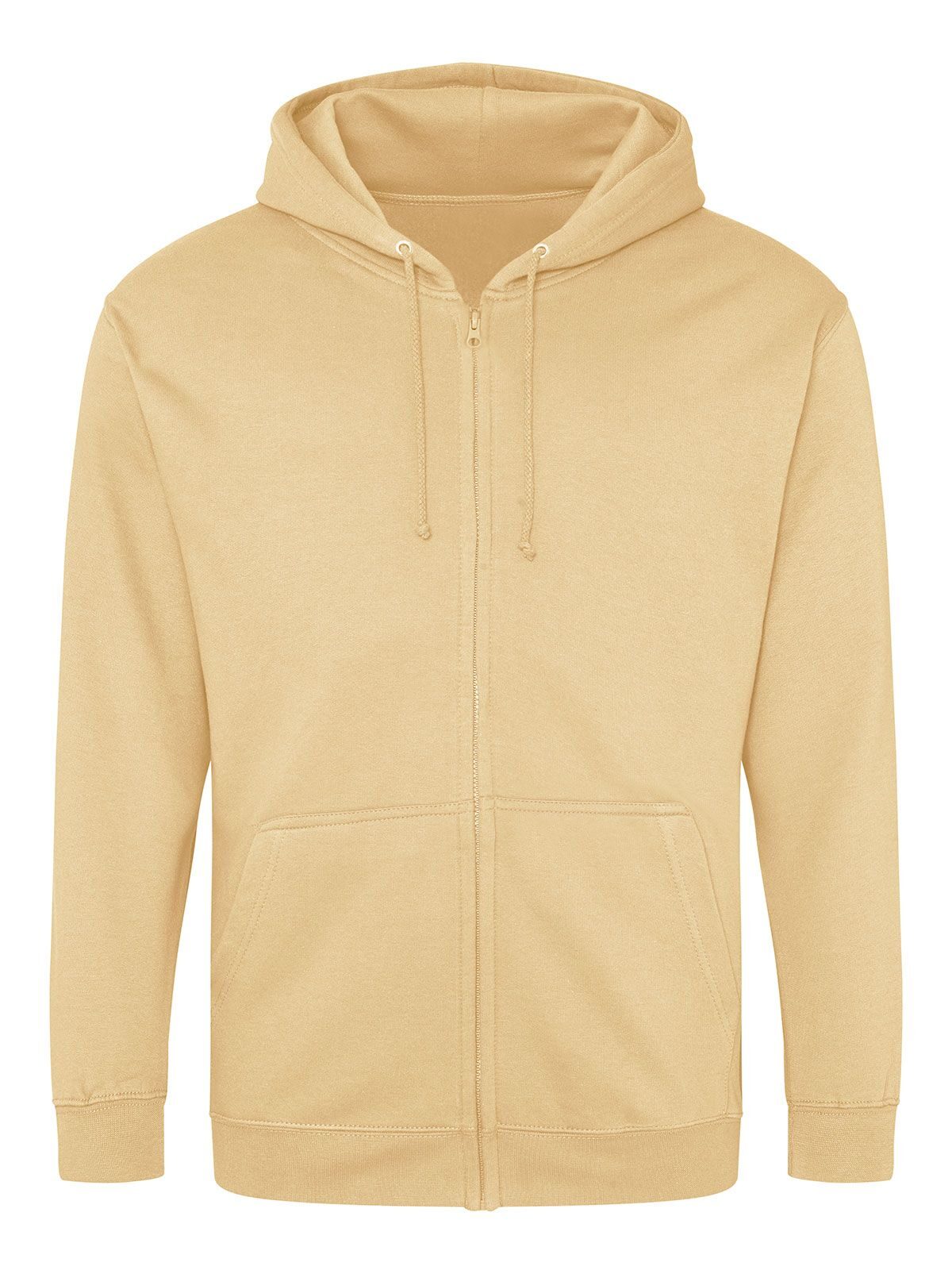 Felpa Con Cappuccio E Zip AWDis Just Hoods - Unisex, 22 Colori, Taglie S-5XL, Tessuto Fleece Morbido, Perfetta Per L'inverno - Foto 6