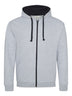 FELPA CON CAPPUCCIO VARSITY ZOODIE - AWDIS JUST HOODSGrigio MelangeBlu Navy Francese