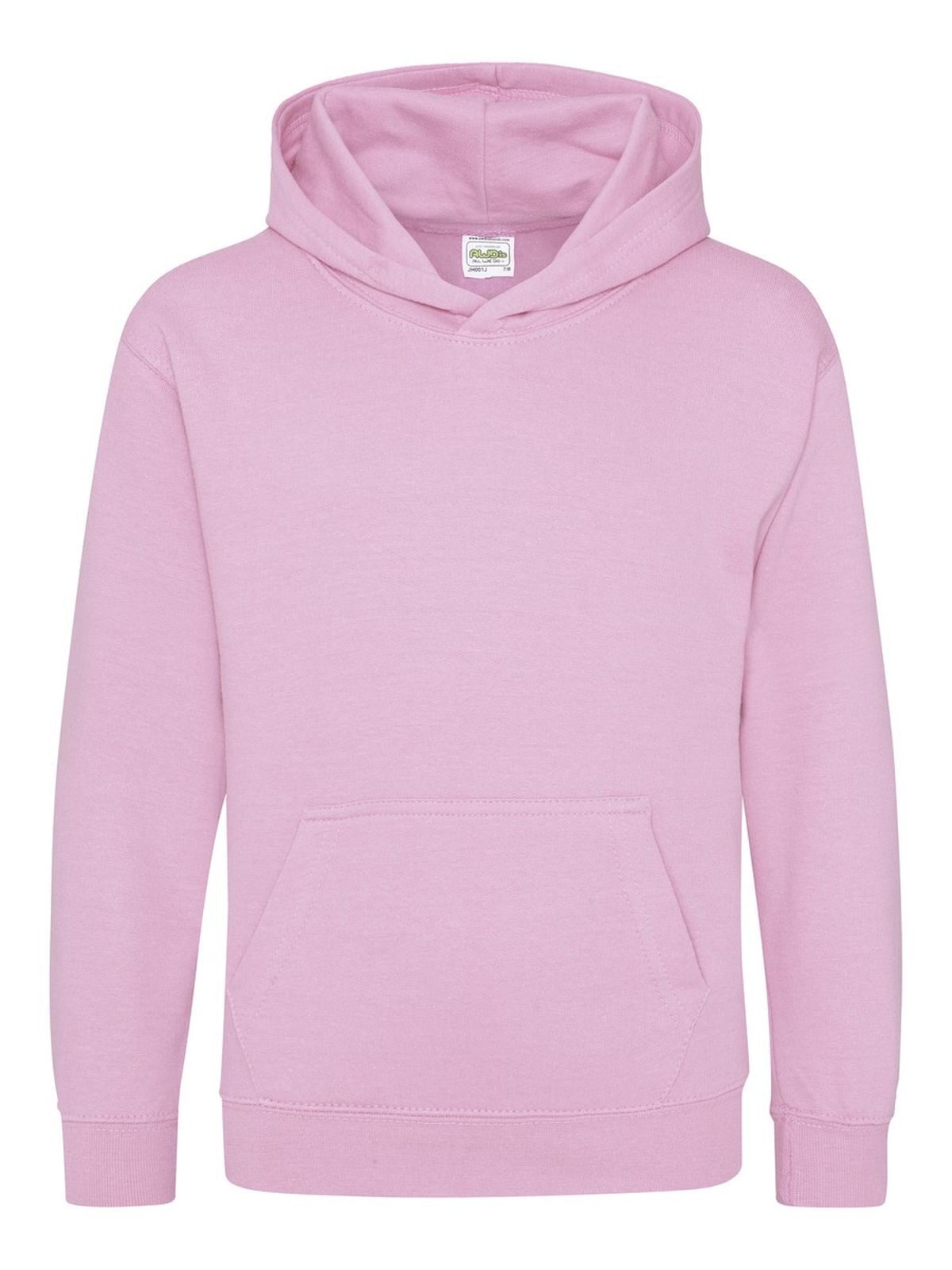 FELPA UNISEX CON CAPPUCCIO KIDS ORGANIC HOODIE - AWDIS JUST HOODSRosa Chiaro