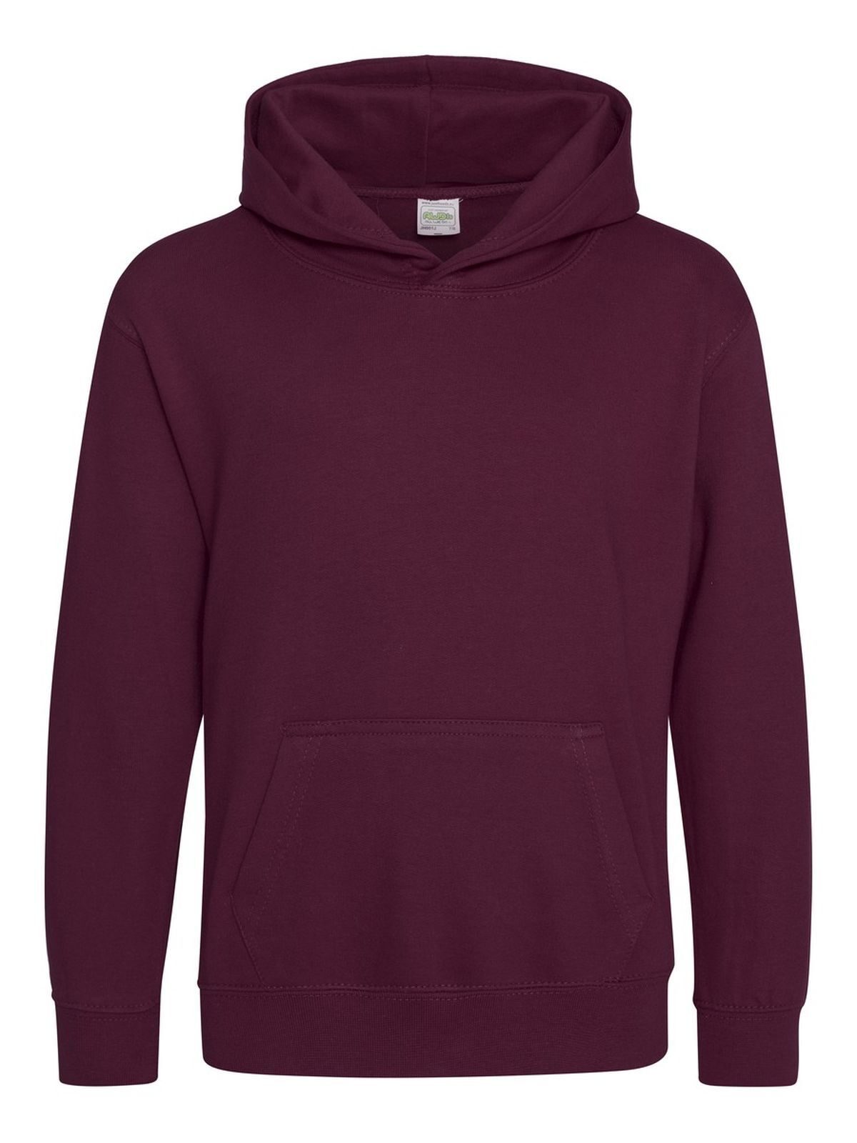 FELPA UNISEX CON CAPPUCCIO KIDS ORGANIC HOODIE - AWDIS JUST HOODSBordeaux