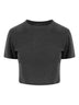T-SHIRT SAGOMATA GIRLIE TRI-BLEND CROPPED T - AWDIS JUST TSNero Melange