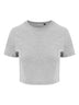 T-SHIRT SAGOMATA GIRLIE TRI-BLEND CROPPED T - AWDIS JUST TSGrigio Melange