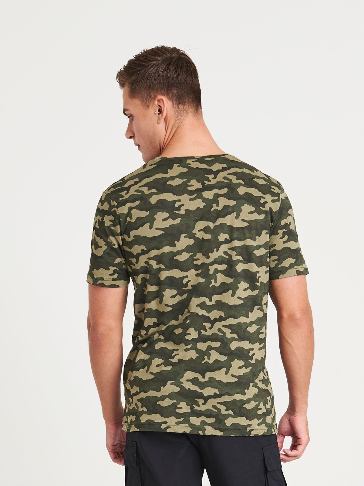 T-SHIRT MANICA CORTA CAMO T - AWDIS JUST TS laterale