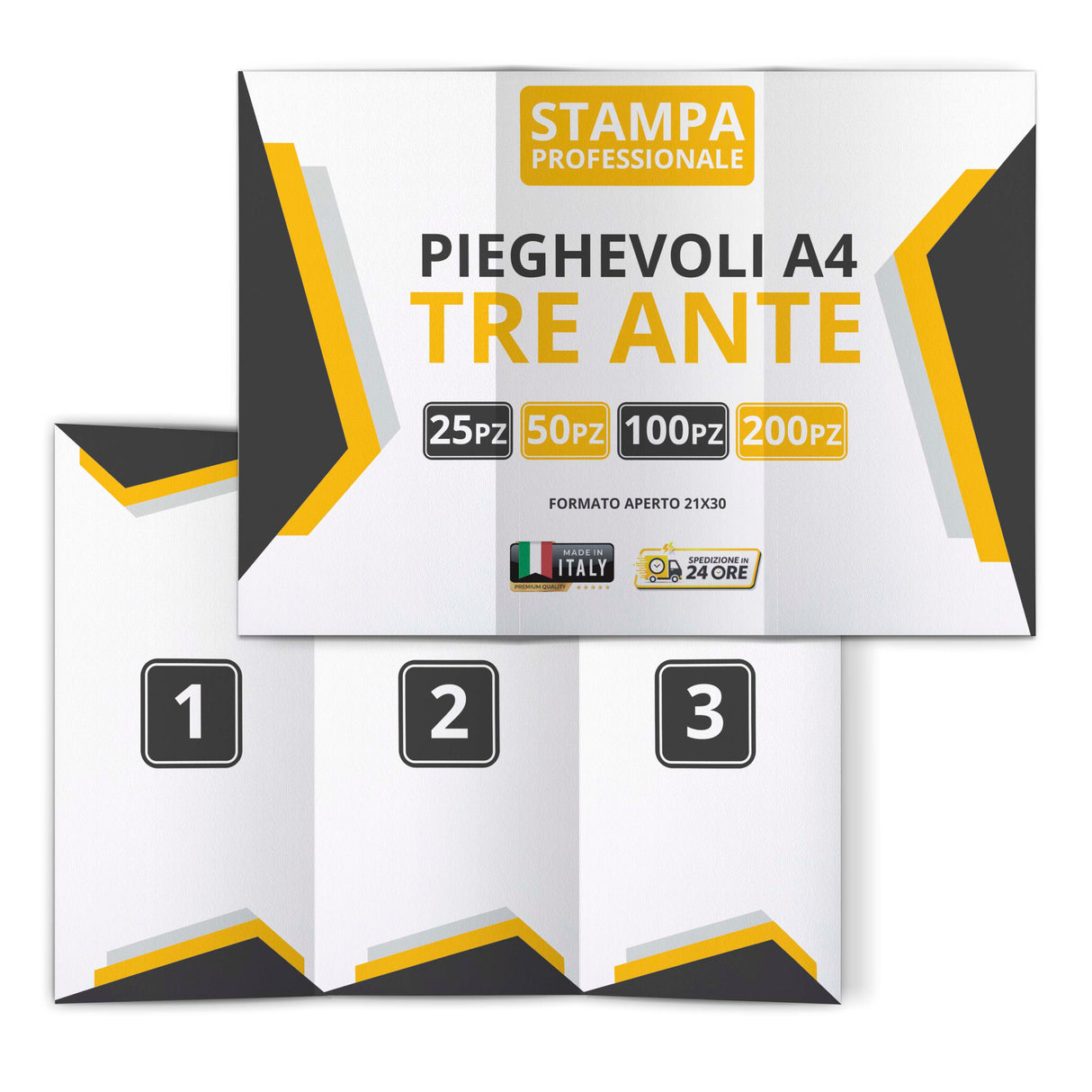 Brochure 3 Ante A4 Personalizzata