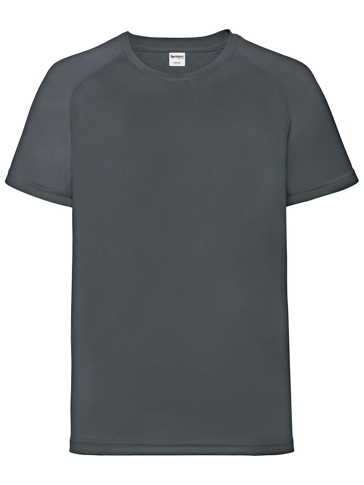 T-SHIRT RUN KIDS - SPRINTEXGrigio Antracite