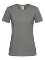 T-SHIRT CLASSIC-T ORGANIC FITTED - STEDMANGrigio Reale