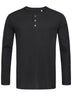 T-SHIRT SHAWN HENLEY LONG SLEEVE - STEDMANNero Opaco