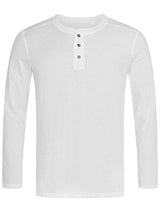 T-SHIRT SHAWN HENLEY LONG SLEEVE - STEDMANBianco