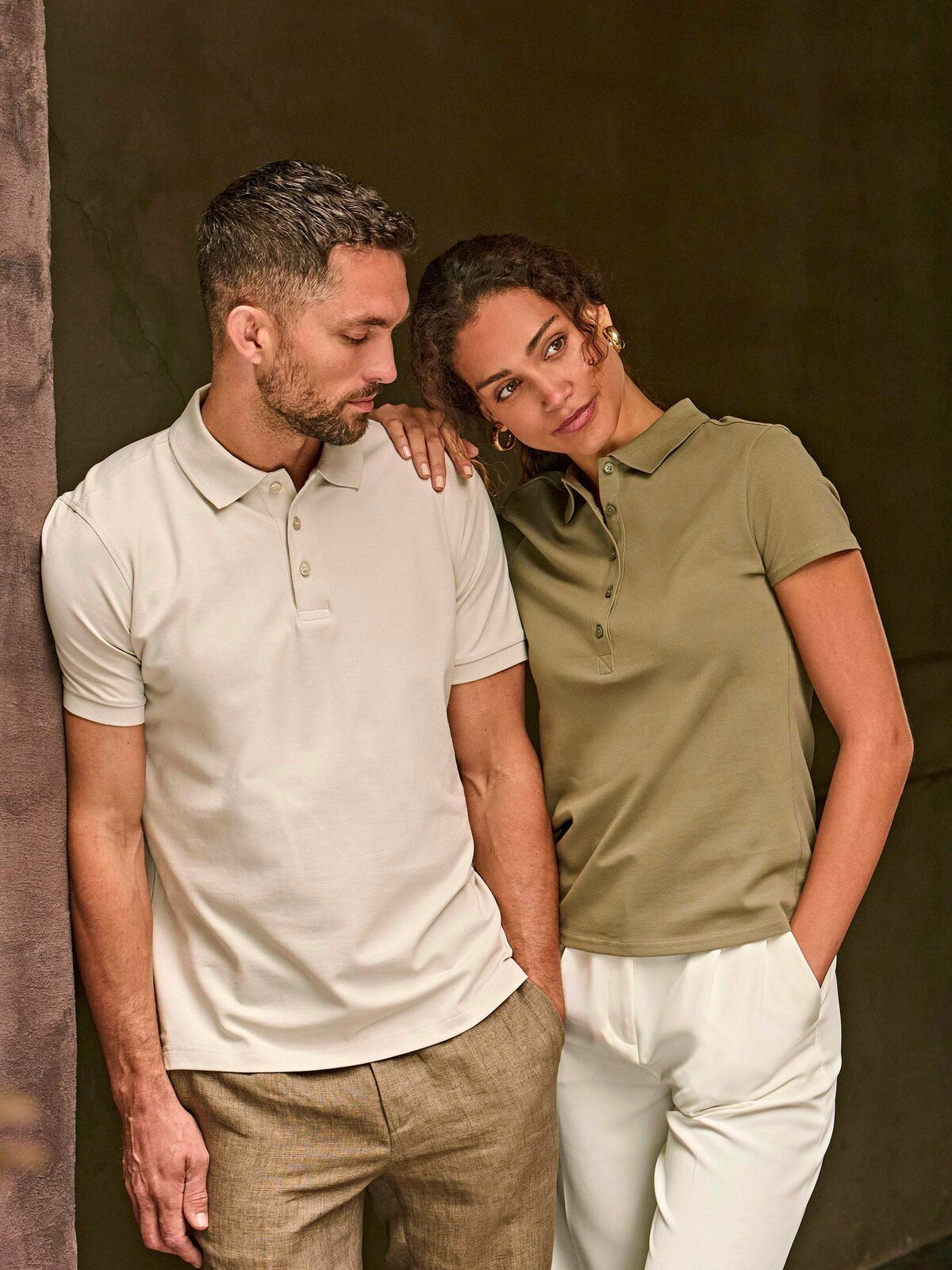 Polo Luxury Stretch Uomo in Piqué | Tee Jays