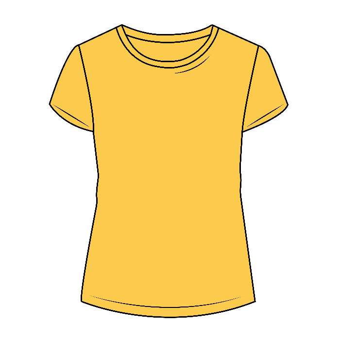 T-SHIRT LADIES ICONIC 150 T - FRUIT OF THE LOOM