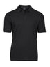 Polo Luxury Stretch Uomo in Piqué - Nero - Tee Jays