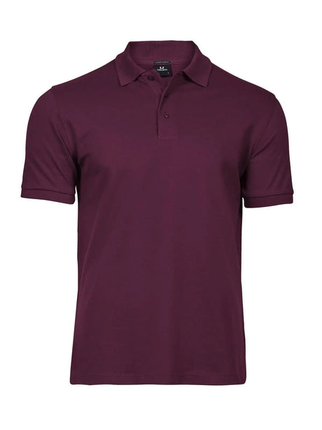 Polo Luxury Stretch Uomo in Piqué - Viola - Tee Jays