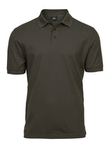 Polo Luxury Stretch Uomo in Piqué - Verde - Tee Jays
