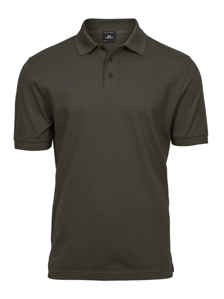 Polo Luxury Stretch Uomo in Piqué - Verde - Tee Jays