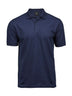 Polo Luxury Stretch Uomo in Piqué - Blu - Tee Jays